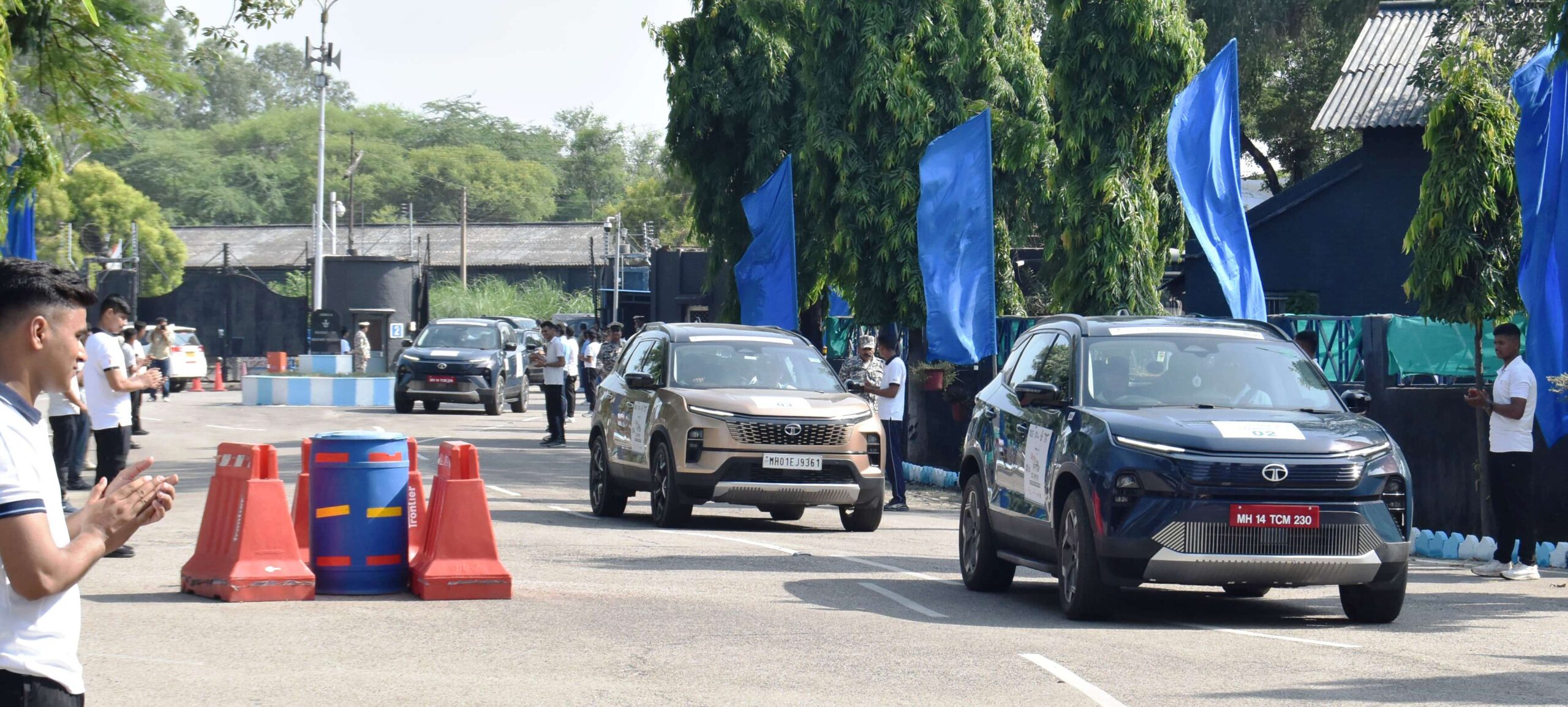 Shaurya Bharat EV Car Rally receives grand welcome at Air Force Station Ambala