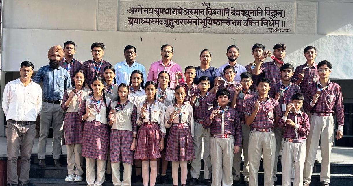 DAV Public School, Ambala City, players create history